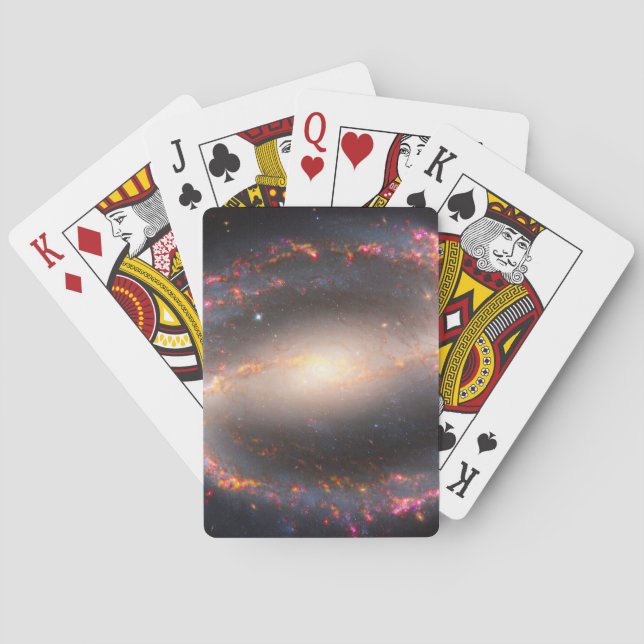 Jeu De Cartes Galaxie Spirale Ngc 1300. (dos)
