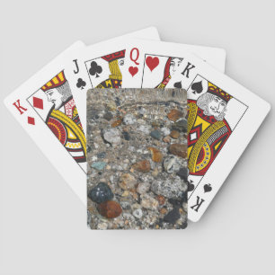 Jeu De Cartes Galets de granit dans le lac Tenaya à Yosemite