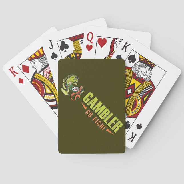Jeu De Cartes Gambler Lures Bicycle Playing Cards (dos)