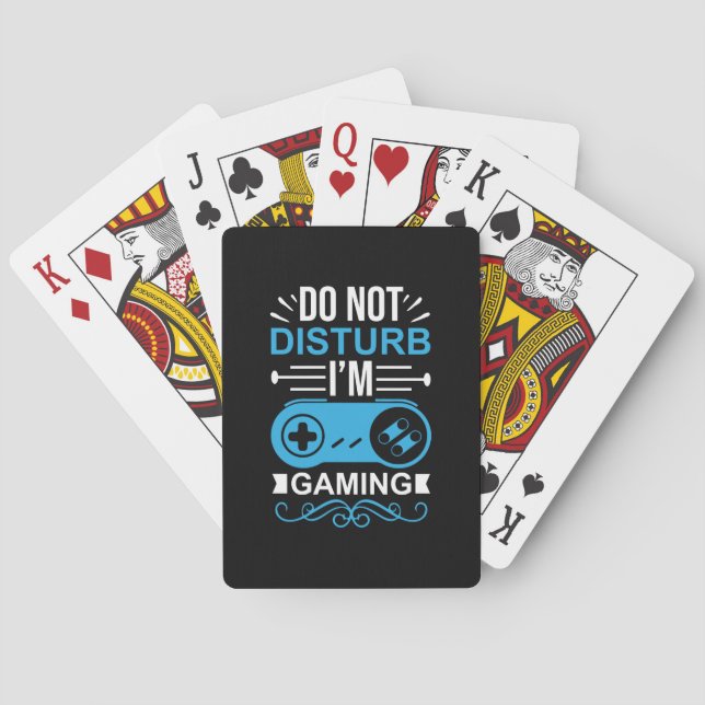 Jeu De Cartes Gamer Gift I Am Gaming (dos)