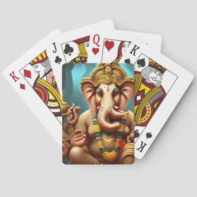 Jeu De Cartes Ganesh prend un selfie (dos)