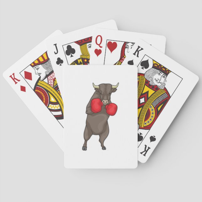 Jeu De Cartes Gants de boxe Bull Boxer (dos)