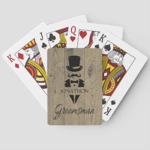 Jeu De Cartes Garçons d'honneur personnalisés