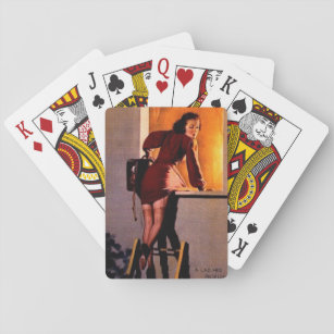 Jeu de 56 Cartes à Jouer Sexy Erotique Vintage Pin-Up femmes nues