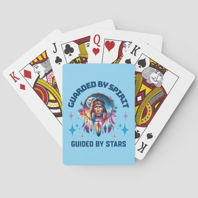 Jeu De Cartes Gardée par l'Esprit, Guidée par les Étoiles (dos)