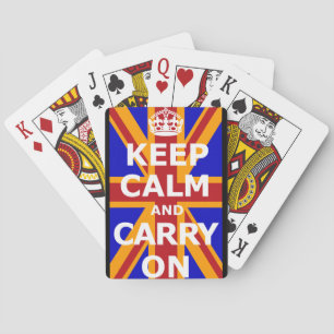JEU DE CARTES GARDEZ LE CALME ET CONTINUEZ