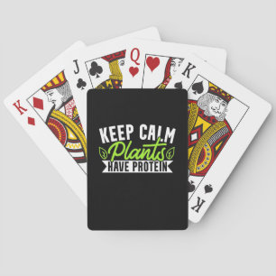 Jeu De Cartes Gardez Le Plante Calme Avec Protéine