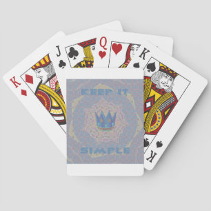 Jeu De Cartes Gardez-le simple : Pastel Royal Clarity Motif Art