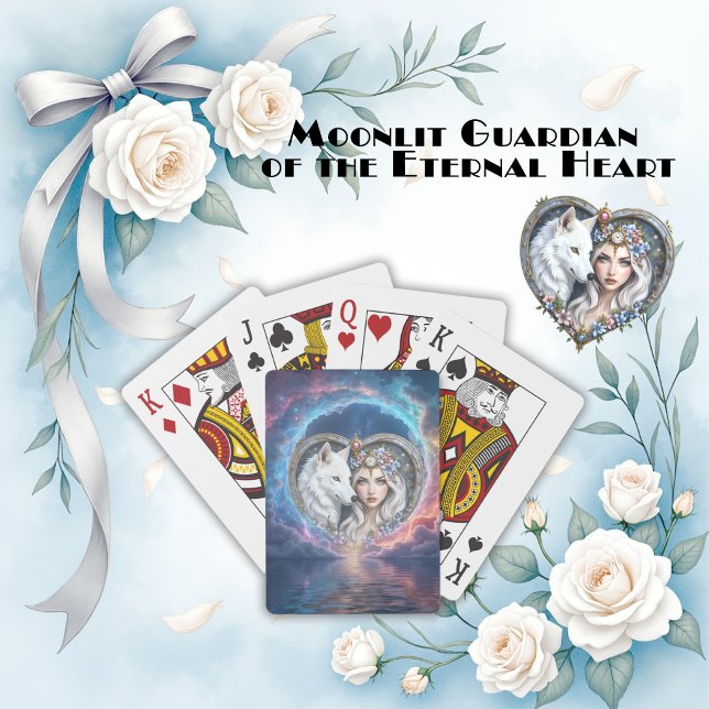 Jeu De Cartes Gardien au clair de lune du Cœur Éternel.  (Créateur téléchargé)