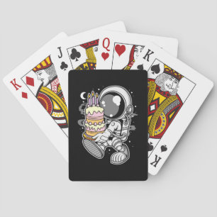 Jeu De Cartes Gâteau d'anniversaire des astronautes