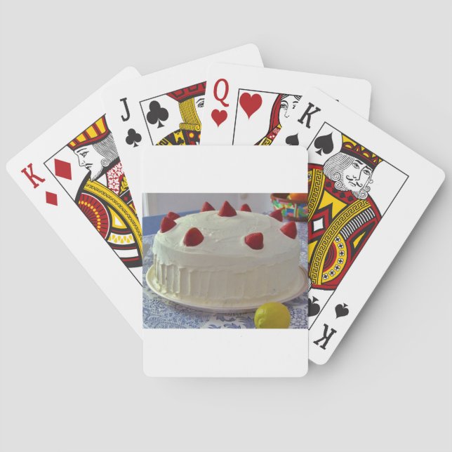 Jeu De Cartes Gâteau de fraise (dos)