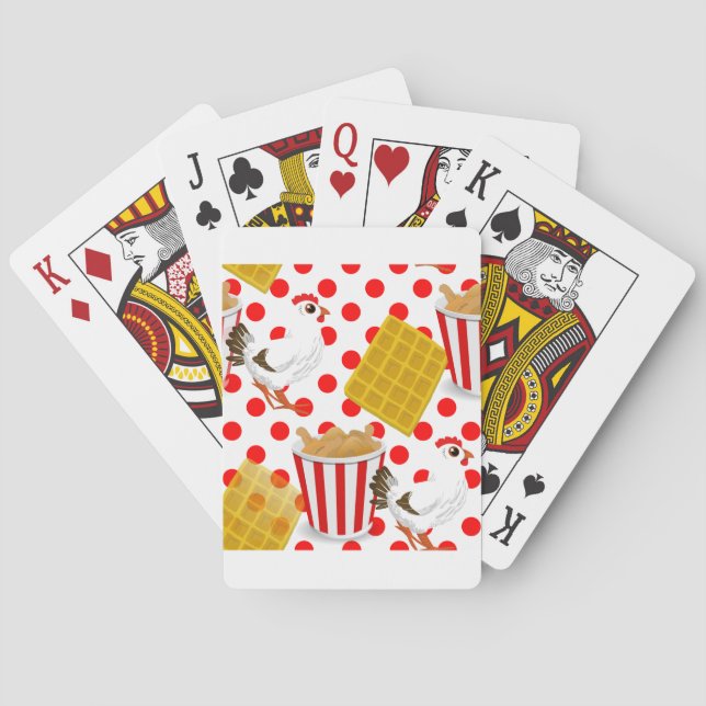 Jeu De Cartes gaufres de poulet (dos)
