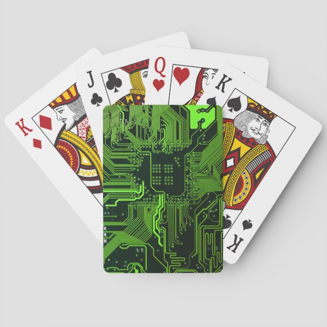 Jeu De Cartes Geek de la carte de circuit électronique Nerd PCB  (dos)