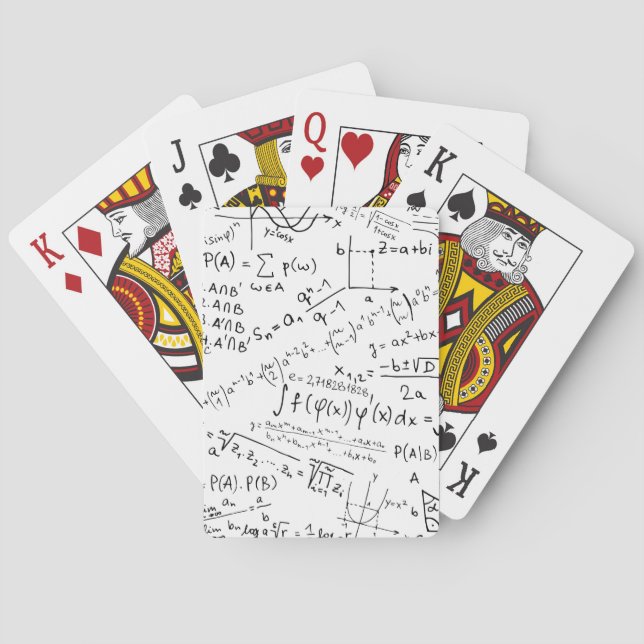 Jeu De Cartes Geek mathématique, Motif de résolution de problème (dos)