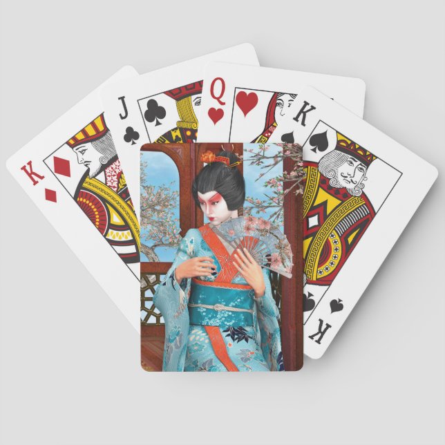 Jeu De Cartes Geisha (dos)