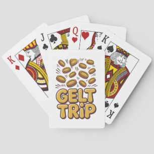 Jeu De Cartes Gelt Trip Funny Hanoukka juif juif juif juif cultu