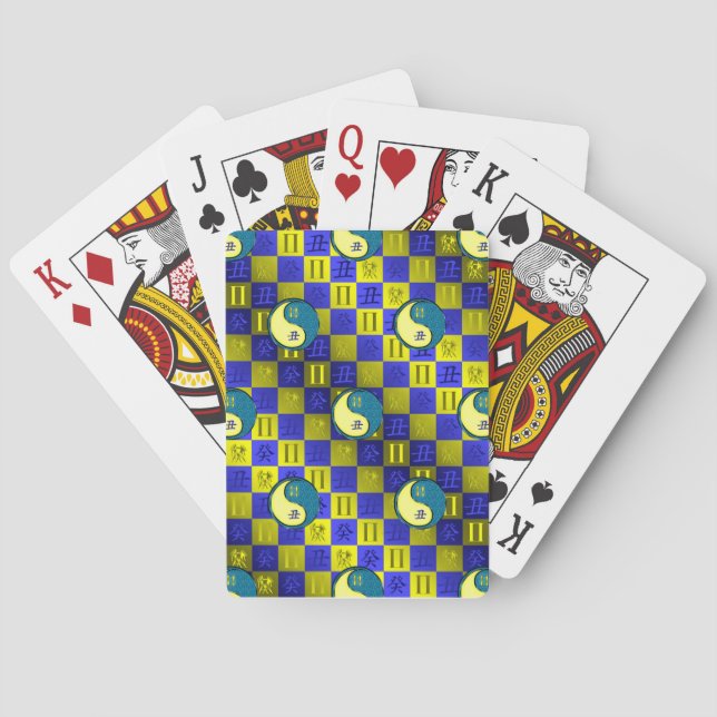 Jeu De Cartes Gémeaux & Bœuf d'eau (dos)