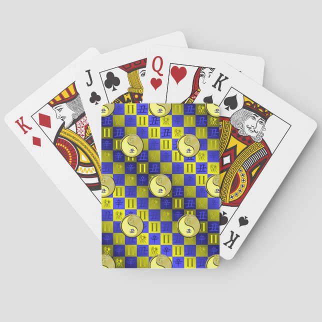 Jeu De Cartes Gémeaux & Bœuf Métallique (dos)