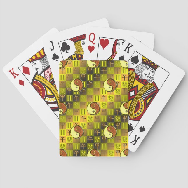 Jeu De Cartes Gémeaux & Cheval de Bois (dos)
