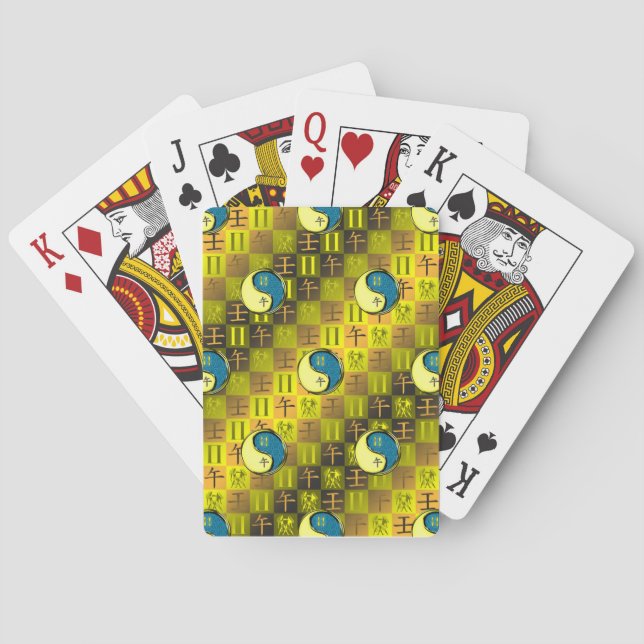 Jeu De Cartes Gémeaux & Cheval d'eau (dos)