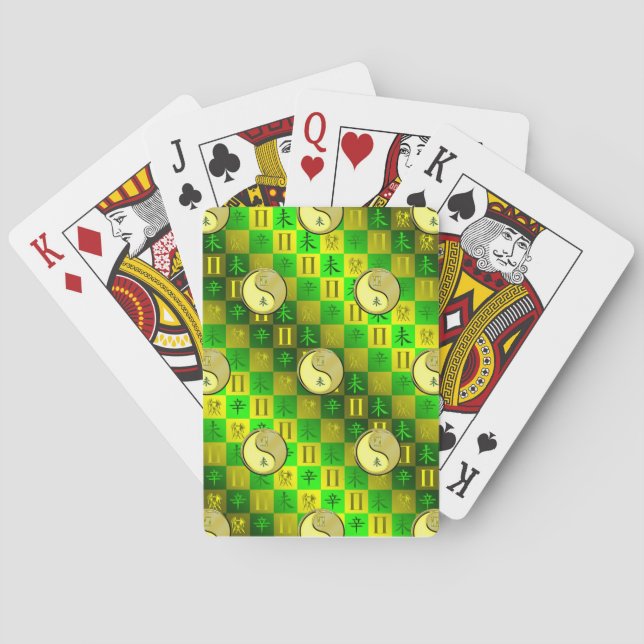 Jeu De Cartes Gémeaux & Chèvre Métal (dos)