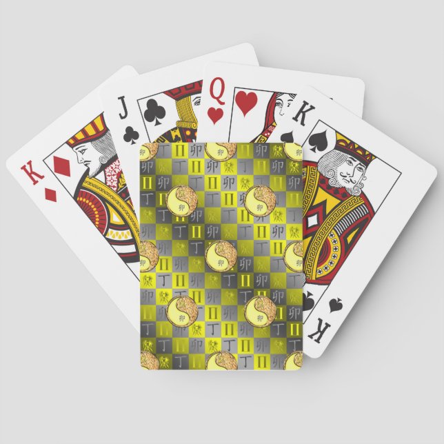 Jeu De Cartes Gémeaux & Lapin de Feu (dos)