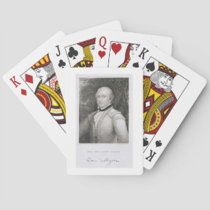 Jeu De Cartes Général de brigade Daniel Morgan (1736-1802) gravé