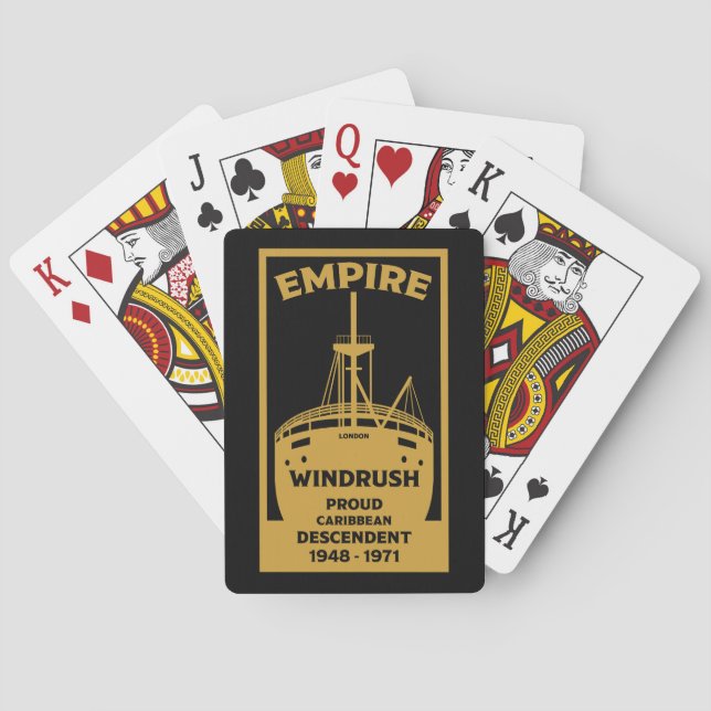 Jeu De Cartes Génération Windrush Historique noir (dos)
