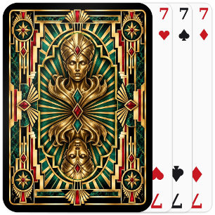 Jeu De Cartes Génie, Art Déco Mythique