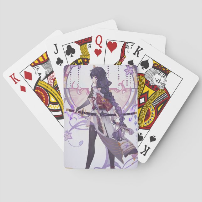 Jeu De Cartes Genshin impact Baal sakura leaves (dos)