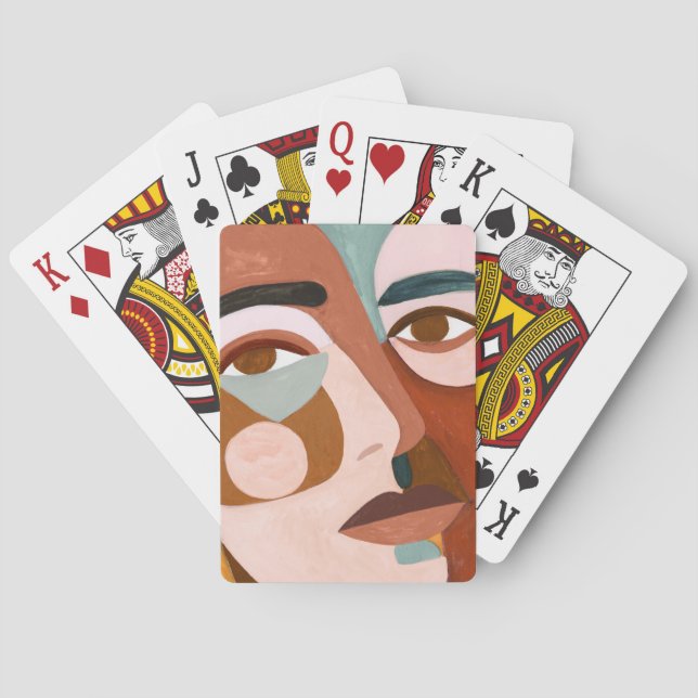 Jeu De Cartes Geo Face de près (dos)