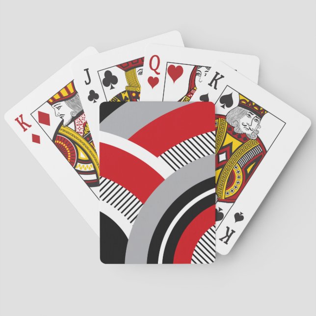 Jeu De Cartes Géométrie colorée (dos)