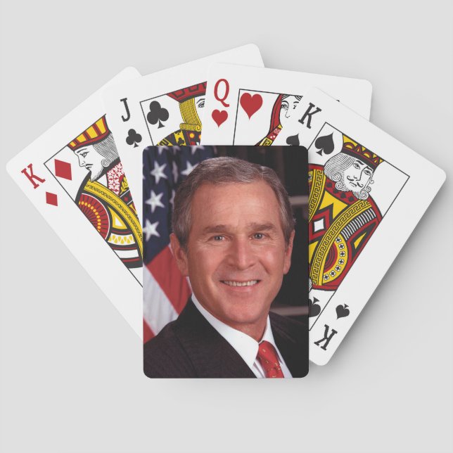 Jeu De Cartes George Bush 43ème photo du président américain (dos)