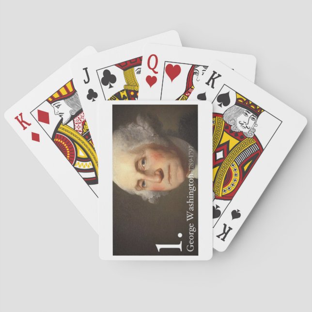 Jeu De Cartes George Washington (dos)