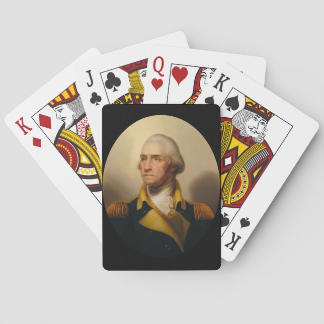Jeu De Cartes George Washington, premier président des États-Uni (dos)