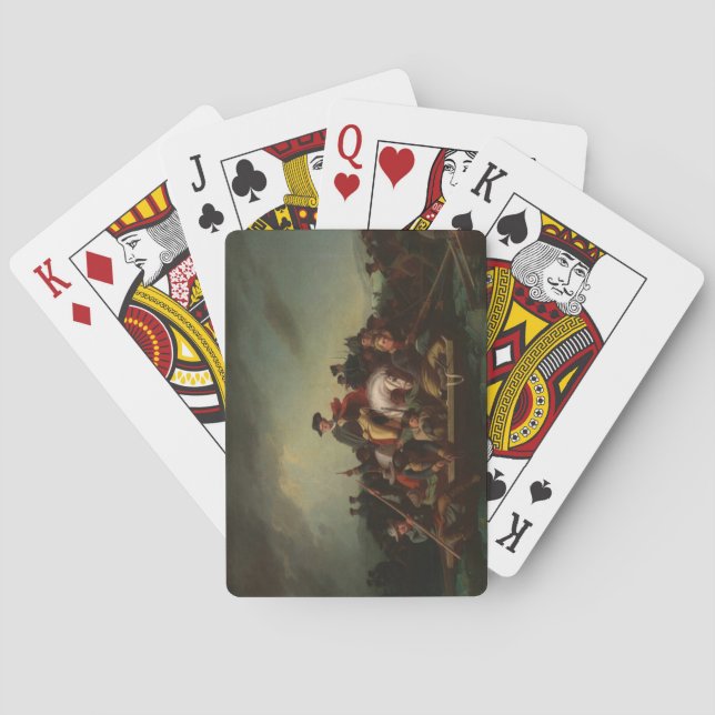 Jeu De Cartes George Washington Traversant le Delaware (dos)