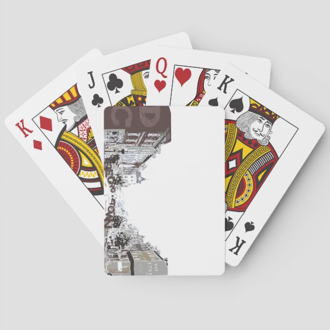 JEU DE CARTES GEORGETOWN À WASHINGTON, DC (dos)