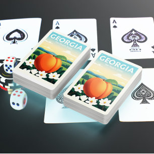 Jeu De Cartes Géorgie vintage