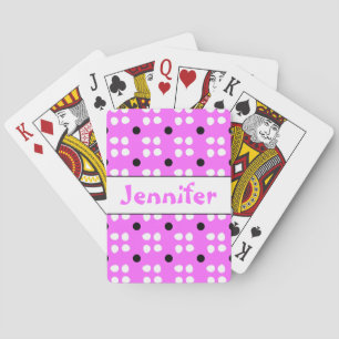 Jeu De Cartes Gepersonaliseerde Stippen patroon