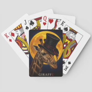 Jeu De Cartes Girafe Haut-de-forme Gothique Surréaliste
