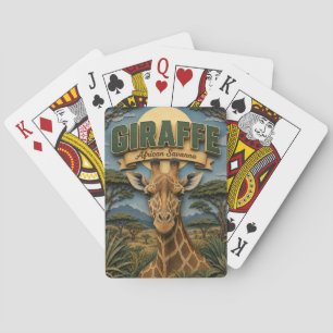 Jeu De Cartes Girafe Savane Africaine POPCUT