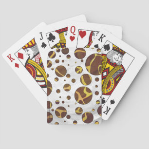 Jeu De Cartes Giraffe Brown et jaune