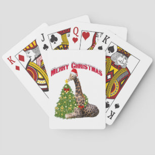 Jeu De Cartes Giraffe de Noël