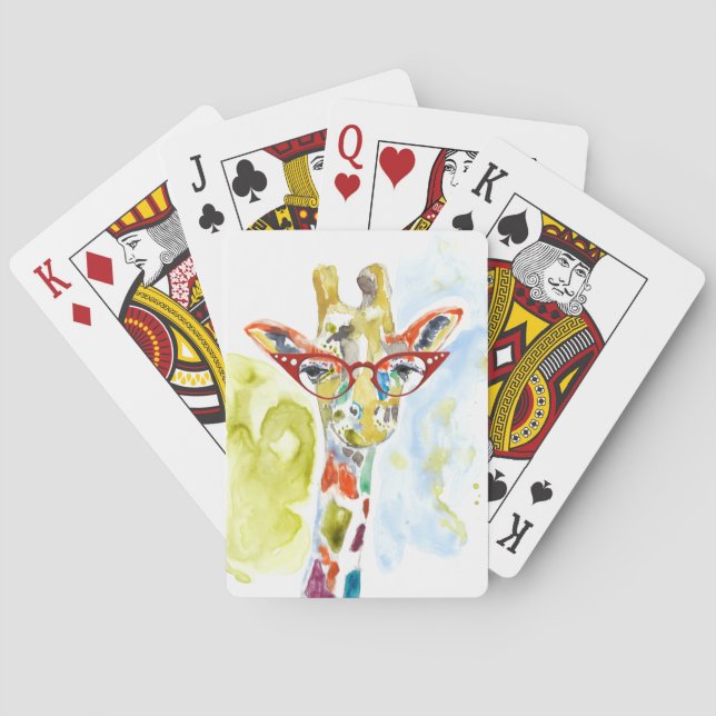 Jeu De Cartes Giraffe de pantalons (dos)