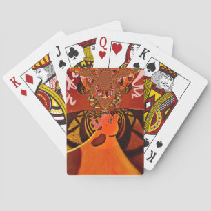 Jeu De Cartes Giraffe drôle : Un charme africain kaléidoscopique