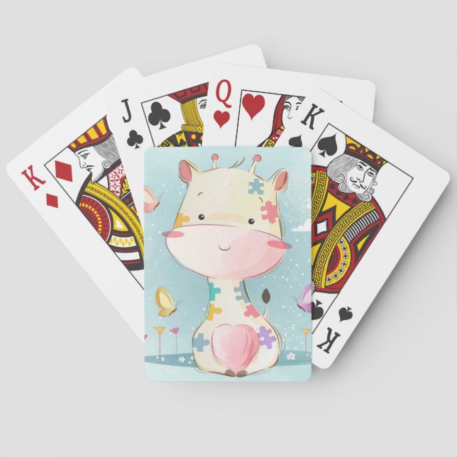 Jeu De Cartes Giraffe Lover Baby Giraffe (dos)