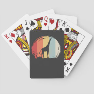 Jeu De Cartes Giraffe Vintage