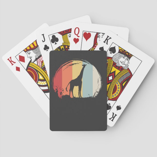 Jeu De Cartes Giraffe Vintage (dos)