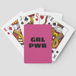 Jeu De Cartes Girl Power - Jouer aux cartes