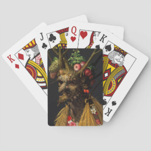 Jeu De Cartes Giuseppe Arcimboldo - Quatre saisons en une tête